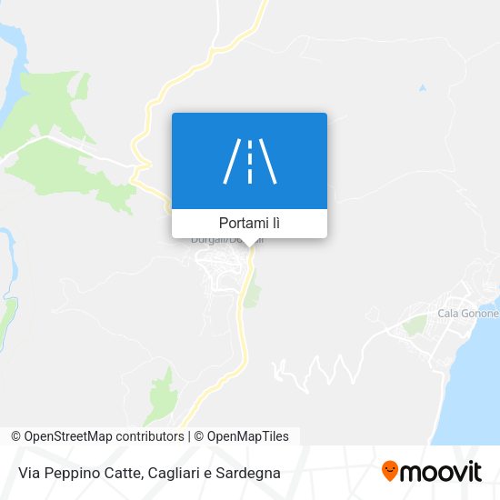 Mappa Via Peppino Catte