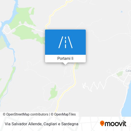 Mappa Via Salvador Allende