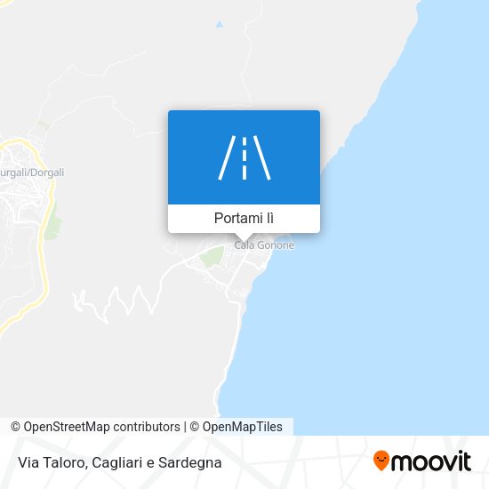 Mappa Via Taloro