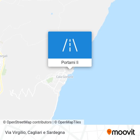 Mappa Via Virgilio
