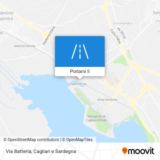Mappa Via Batteria
