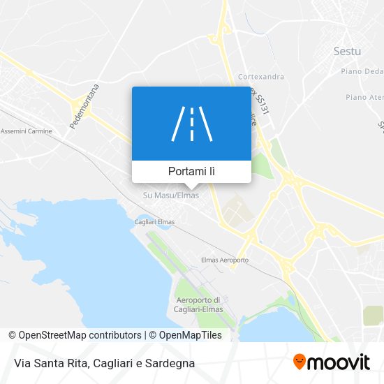Mappa Via Santa Rita