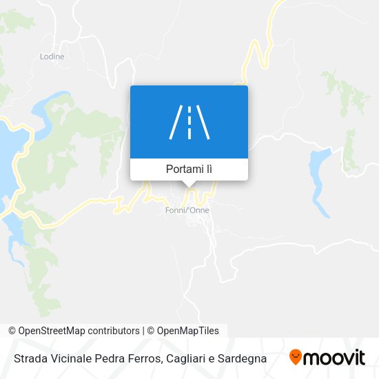 Mappa Strada Vicinale Pedra Ferros