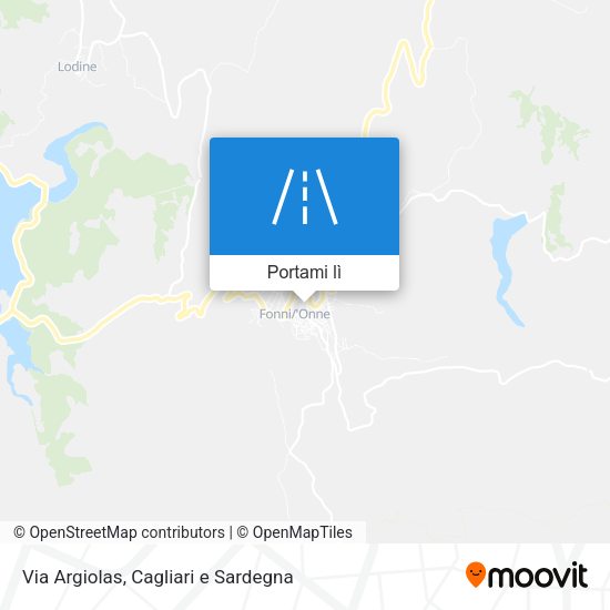 Mappa Via Argiolas