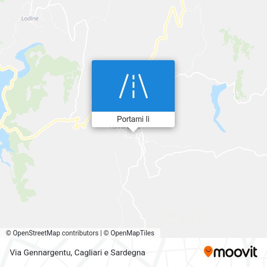 Mappa Via Gennargentu