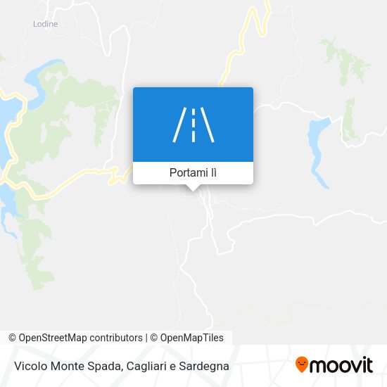 Mappa Vicolo Monte Spada