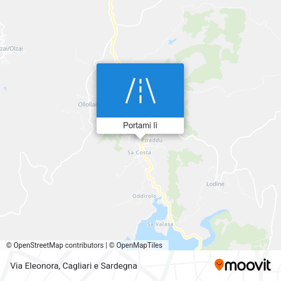 Mappa Via Eleonora