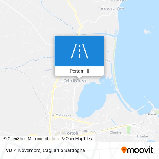 Mappa Via 4 Novembre