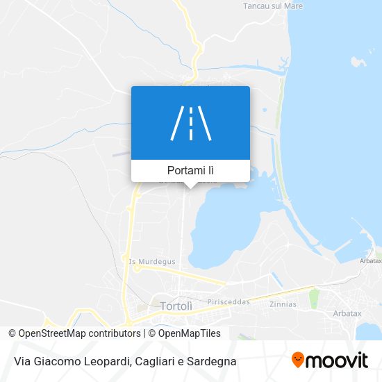 Mappa Via Giacomo Leopardi