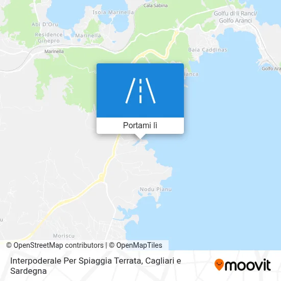 Mappa Interpoderale Per Spiaggia Terrata