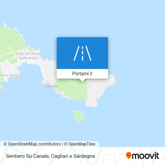 Mappa Sentiero Su Canale