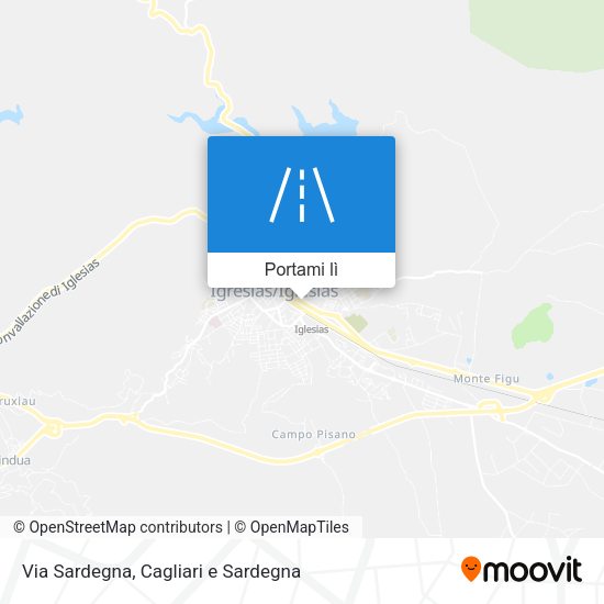 Mappa Via Sardegna