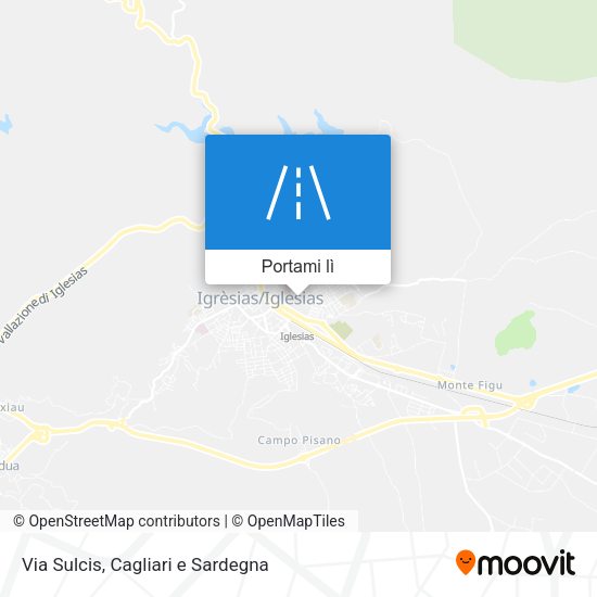 Mappa Via Sulcis