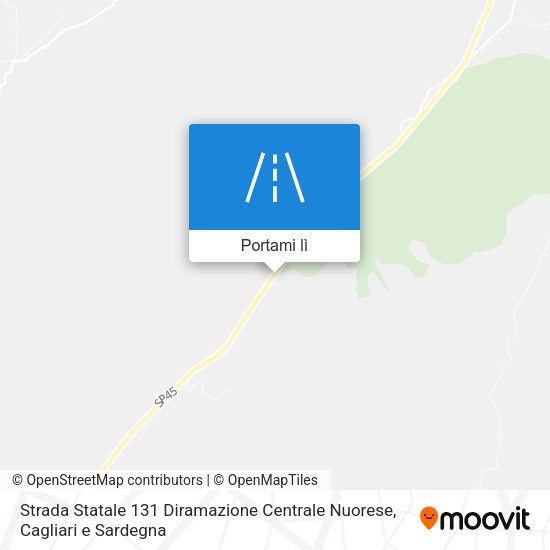 Mappa Strada Statale 131 Diramazione Centrale Nuorese