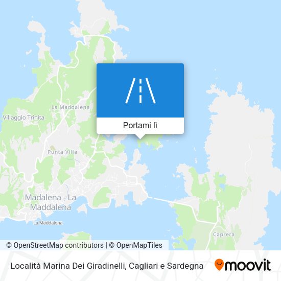 Mappa Località Marina Dei Giradinelli