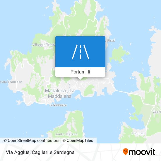Mappa Via Aggius
