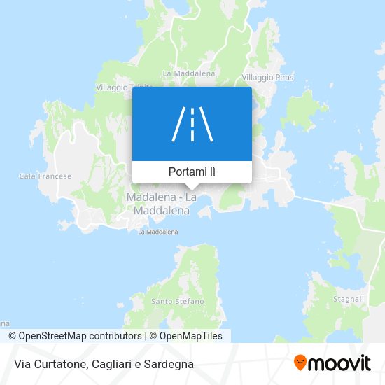 Mappa Via Curtatone