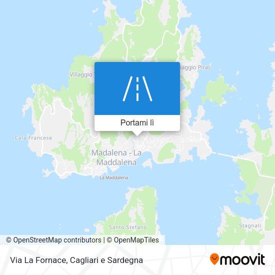 Mappa Via La Fornace