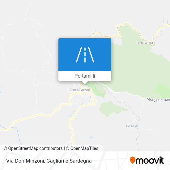 Mappa Via Don Minzoni