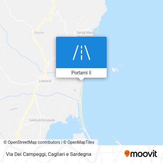 Mappa Via Dei Campeggi