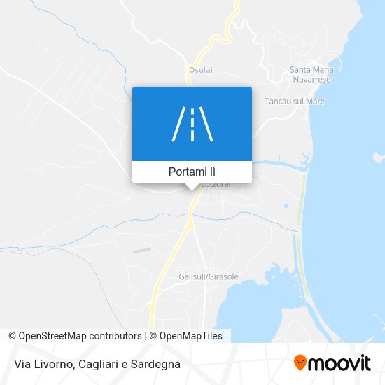 Mappa Via Livorno