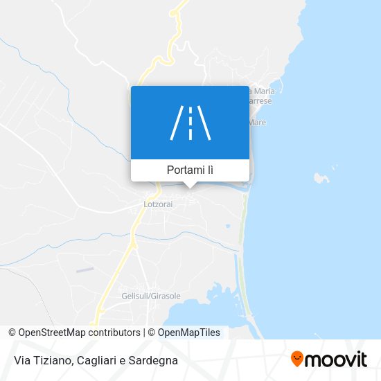 Mappa Via Tiziano