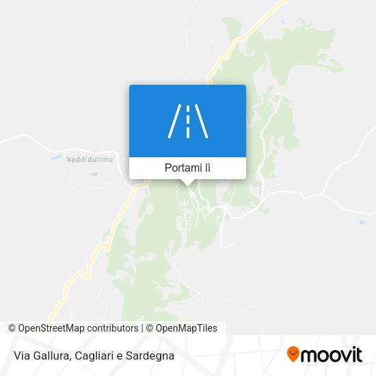 Mappa Via Gallura