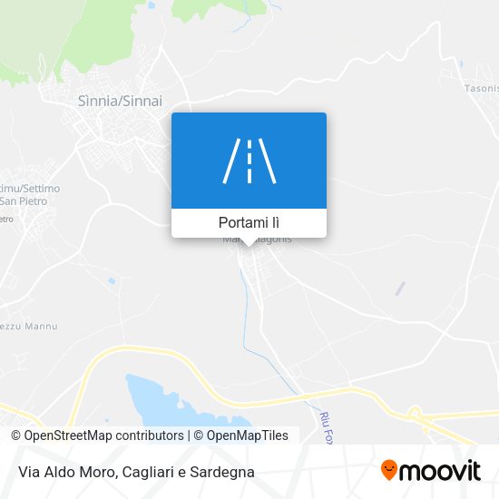 Mappa Via Aldo Moro