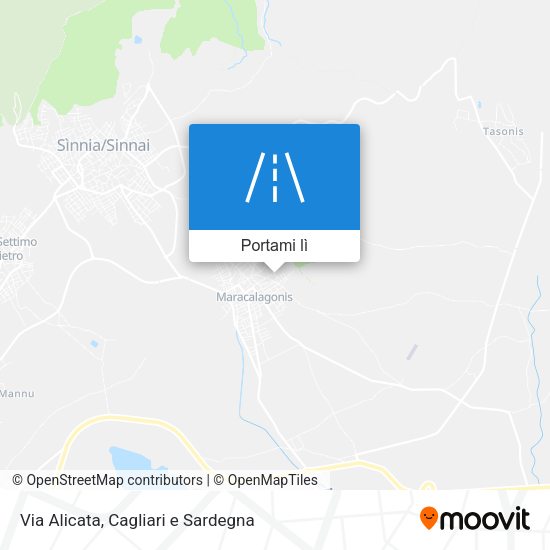 Mappa Via Alicata