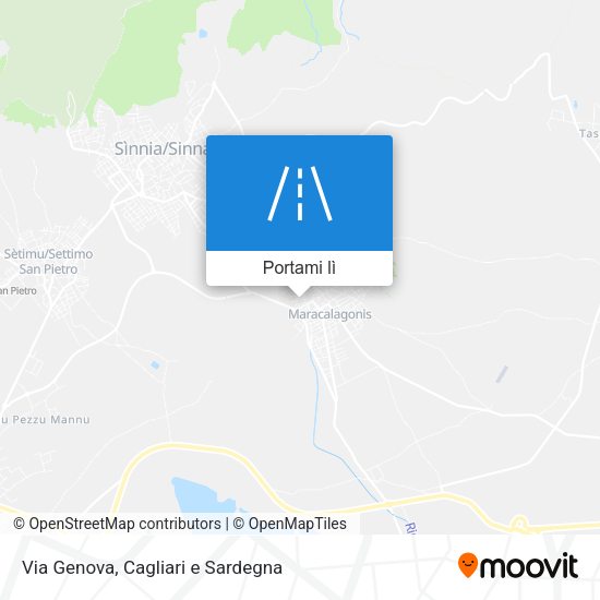 Mappa Via Genova