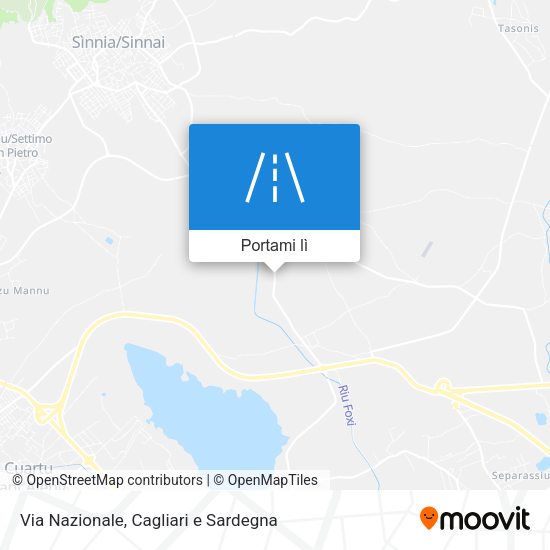 Mappa Via Nazionale