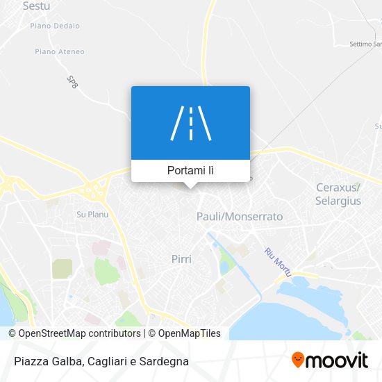 Mappa Piazza Galba