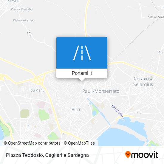 Mappa Piazza Teodosio