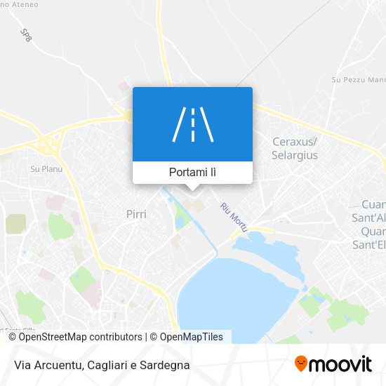 Mappa Via Arcuentu