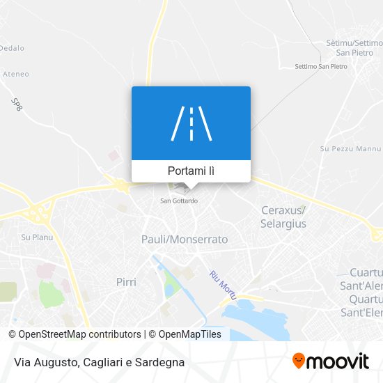 Mappa Via Augusto