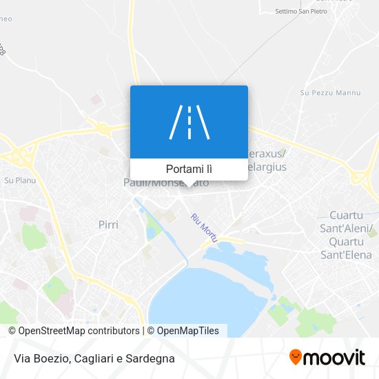Mappa Via Boezio