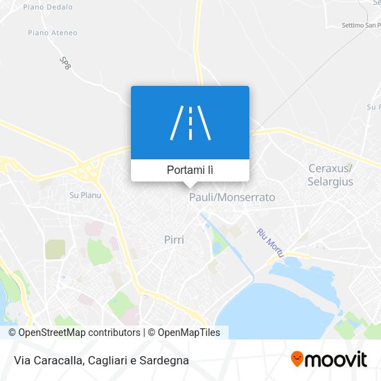 Mappa Via Caracalla