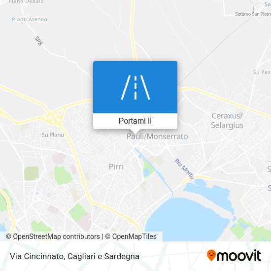 Mappa Via Cincinnato