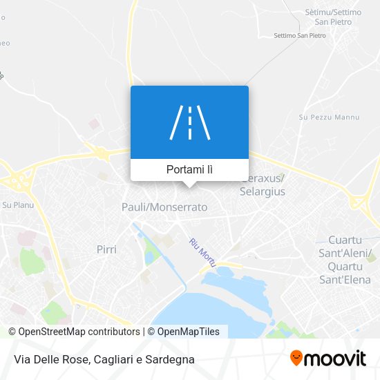 Mappa Via Delle Rose