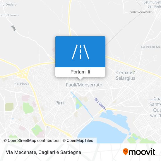 Mappa Via Mecenate