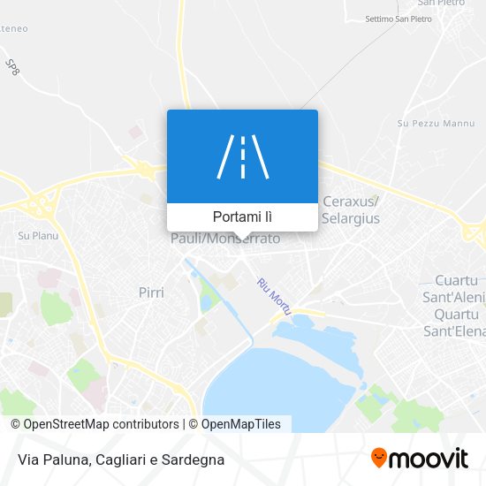 Mappa Via Paluna