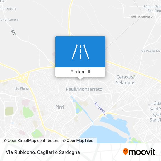 Mappa Via Rubicone