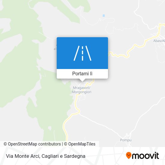 Mappa Via Monte Arci