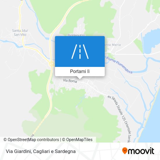 Mappa Via Giardini