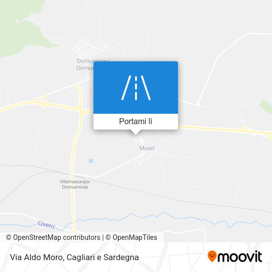 Mappa Via Aldo Moro
