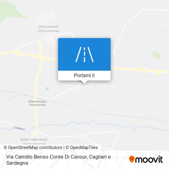 Mappa Via Camillo Benso Conte Di Cavour