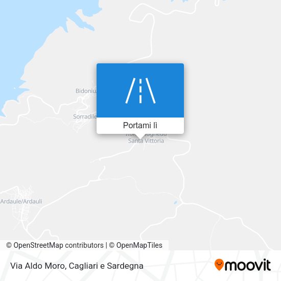 Mappa Via Aldo Moro