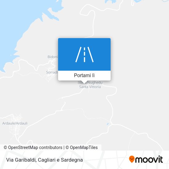Mappa Via Garibaldi