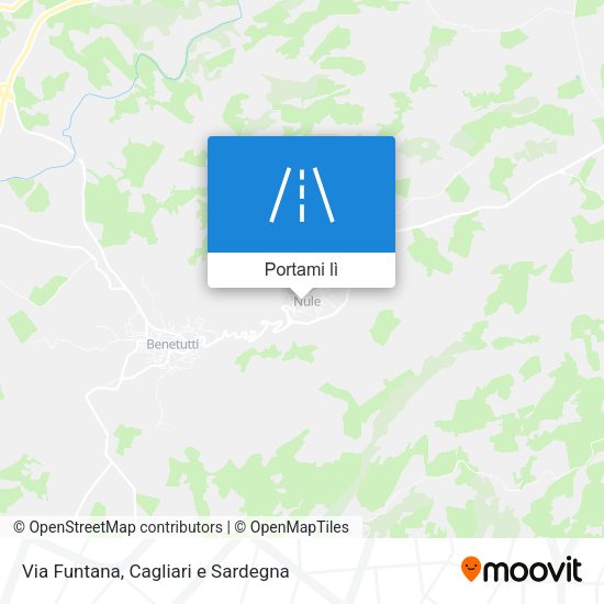Mappa Via Funtana