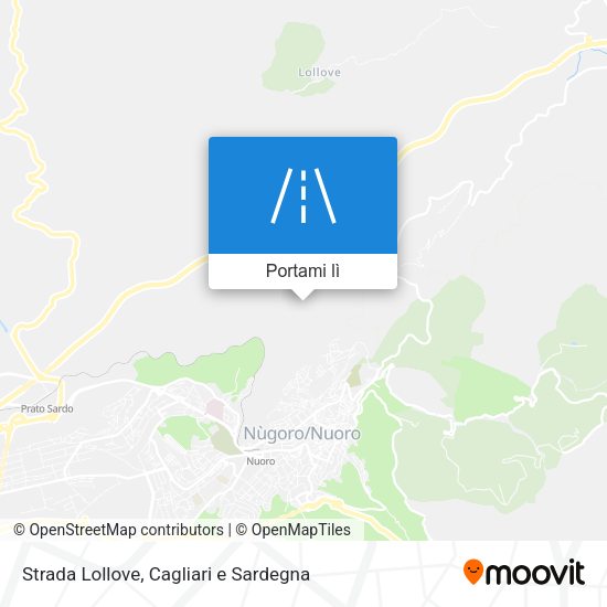 Mappa Strada Lollove